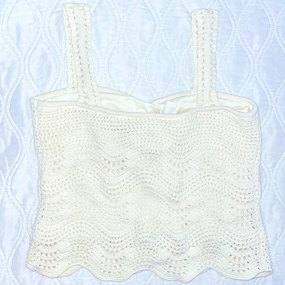 Rachel Zoe knit cropped top and skirt set size M - Picture 5 of 14